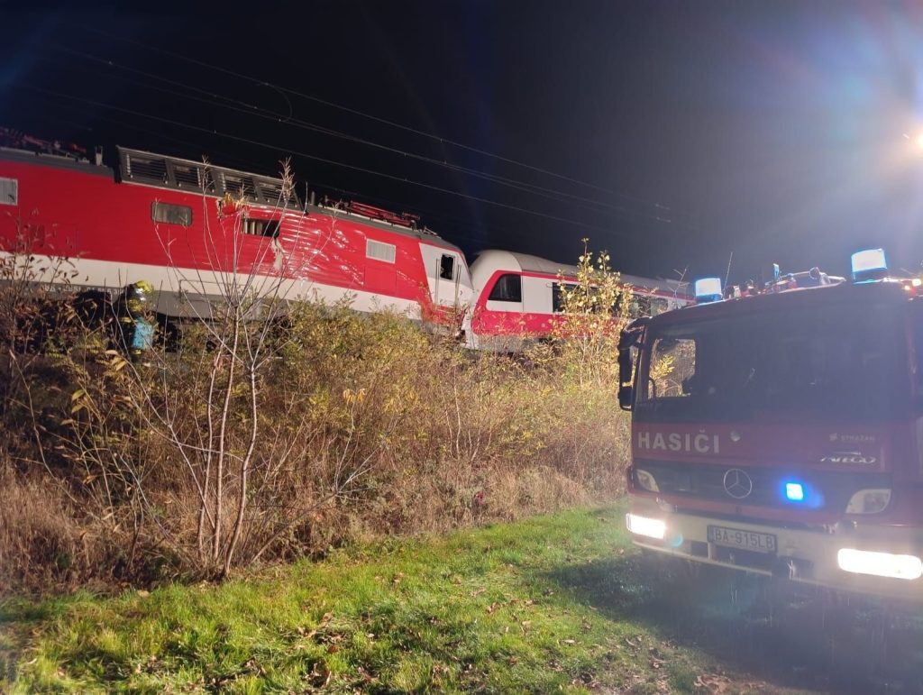 Nehoda vlakov pri Pezinku