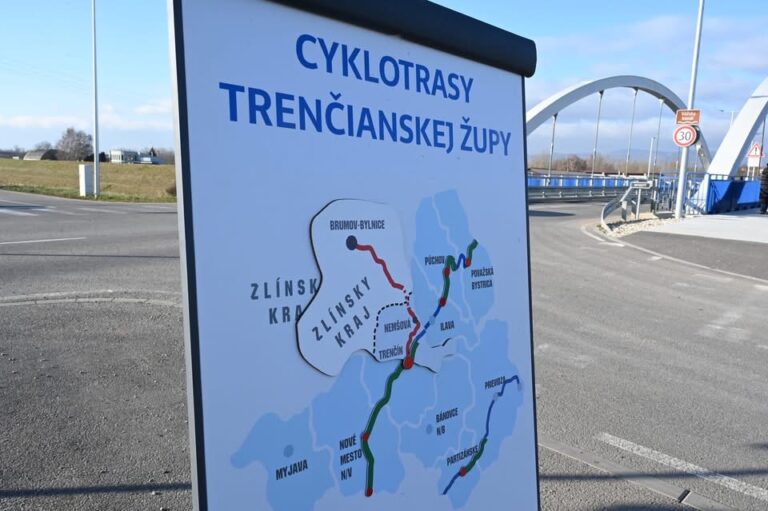 Vážska cyklomagistrála sa blíži do finále. Začali práce na úseku medzi Nemšovou a Ladcami
