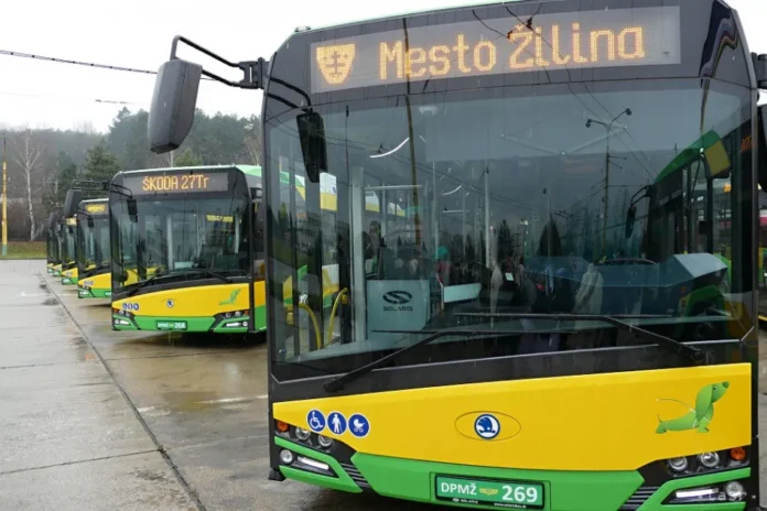 Trolejbusy škoda solaris v Žilina