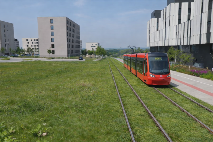 Električka Bory. Vizualizácia: Michal Feik