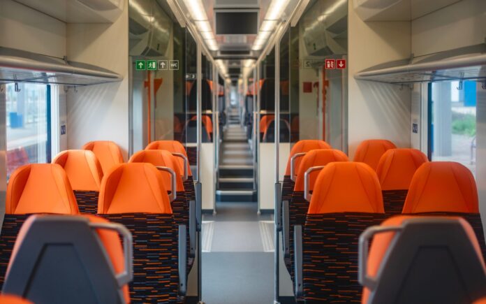 Interiér elektrickej jednotky Panter