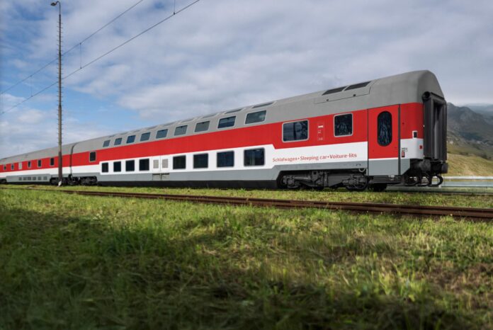 Vizualizácia lôžkového vozňa ZSSK