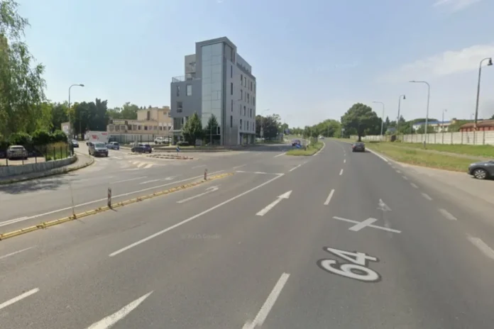 Križovatka na Štefánikovej ulici. Zdroj: Mesto Nitra