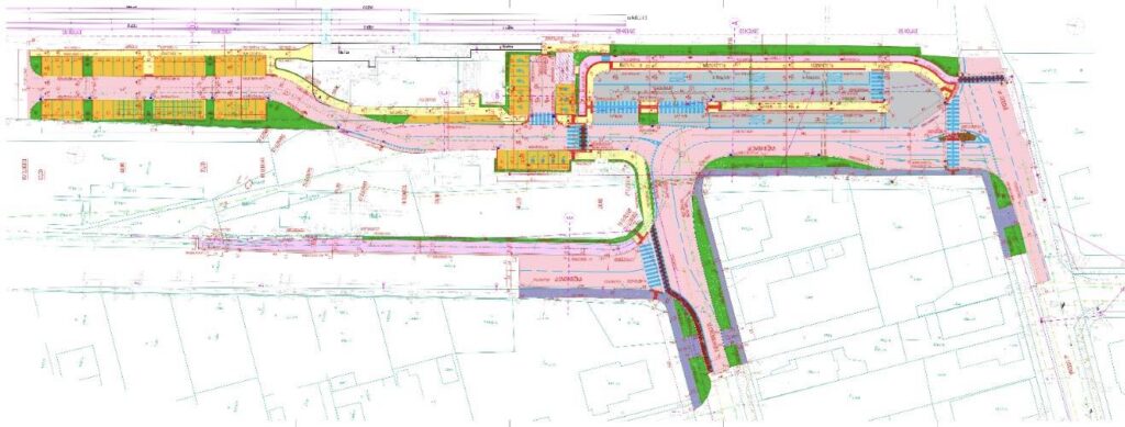 Projekt rekonštrukcie okolia železničnej stanice Podunajské Biskupice. Zdroj: MČ Podunajské Biskupice