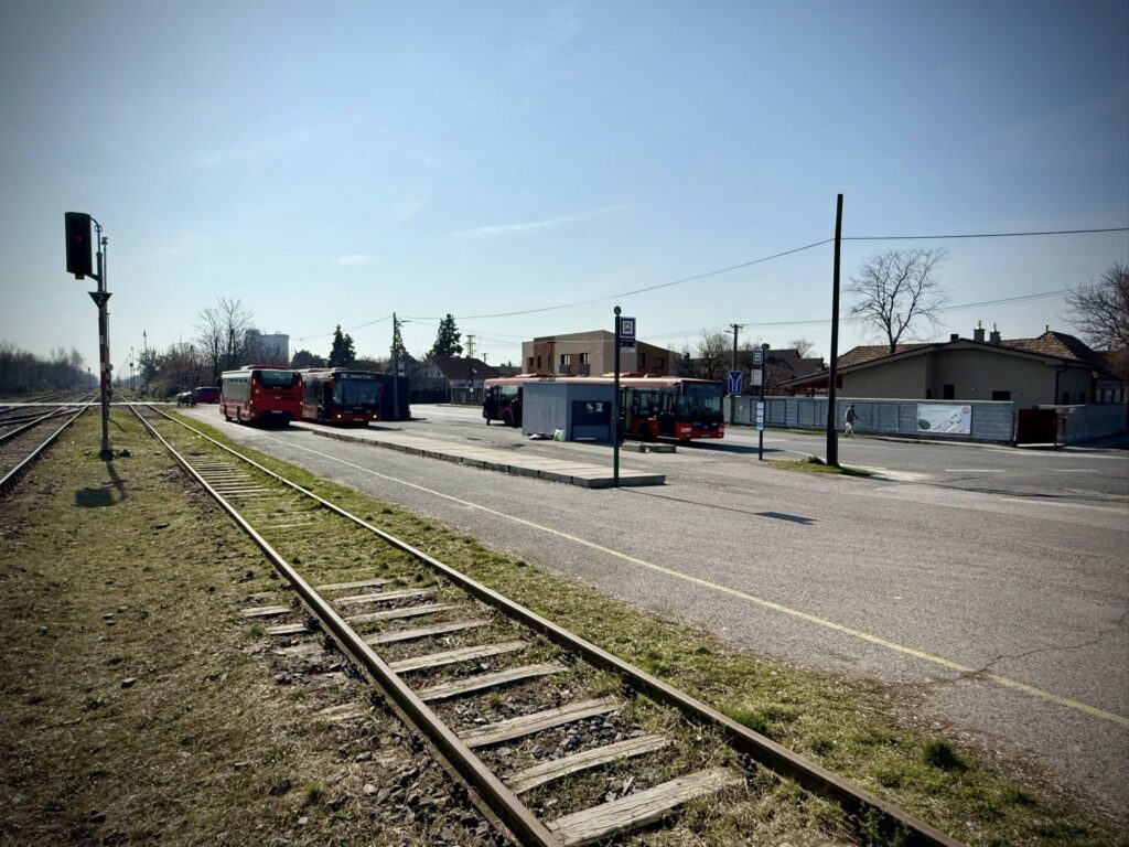 Aktuálny stav okolia železničnej stanice Podunajské Biskupice. Zdroj: MČ Podunajské Biskupice