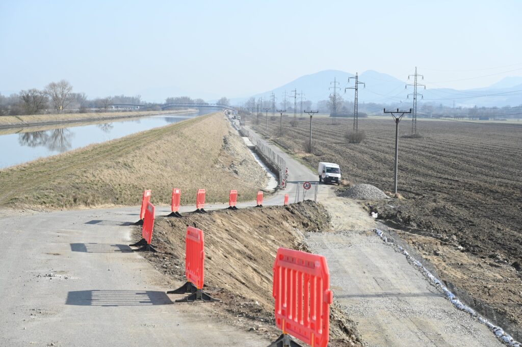 Výstavba Vážskej cyklomagistrály Nemšová – Dubnica nad Váhom – Ladce. Zdroj: Trenčiansky kraj
