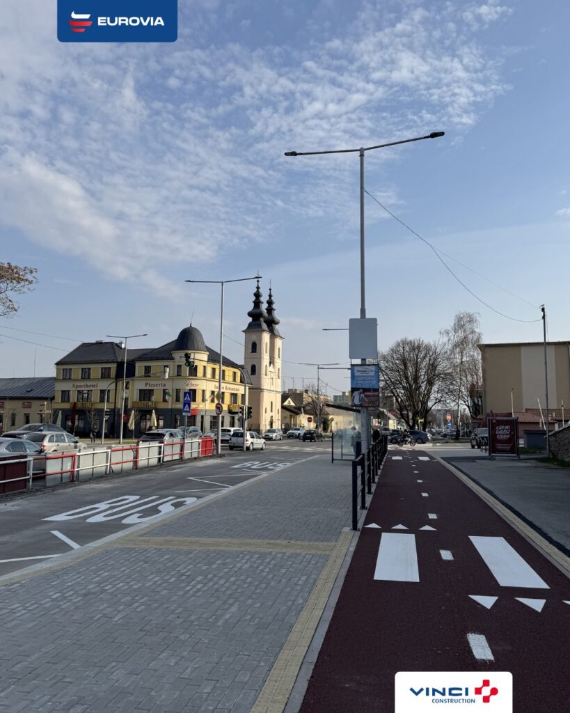 Cyklotrasa v Michalovciach. Foto: Eurovia SK