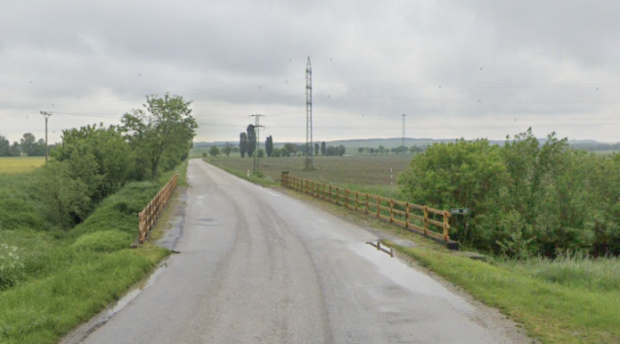Most v Lúčnici nad Žitavou. Zdroj: Google Maps