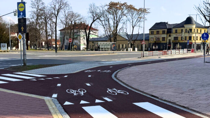 Cyklotrasa v Michalovciach. Foto: Eurovia SK