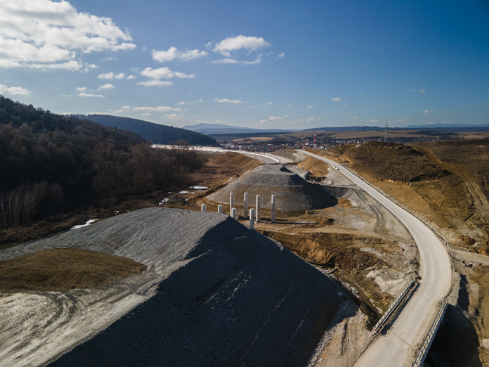 Výstavba II. etapy diaľničného obchvatu Prešova. Foto: NDS