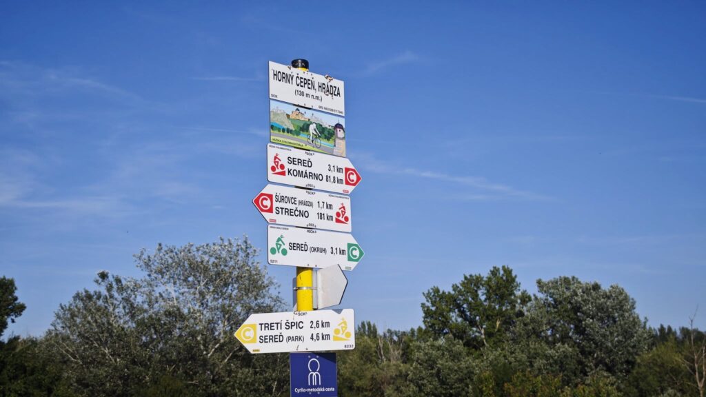 Cyklotrasa Siladice - Šúrovce. Foto: Michal Feik