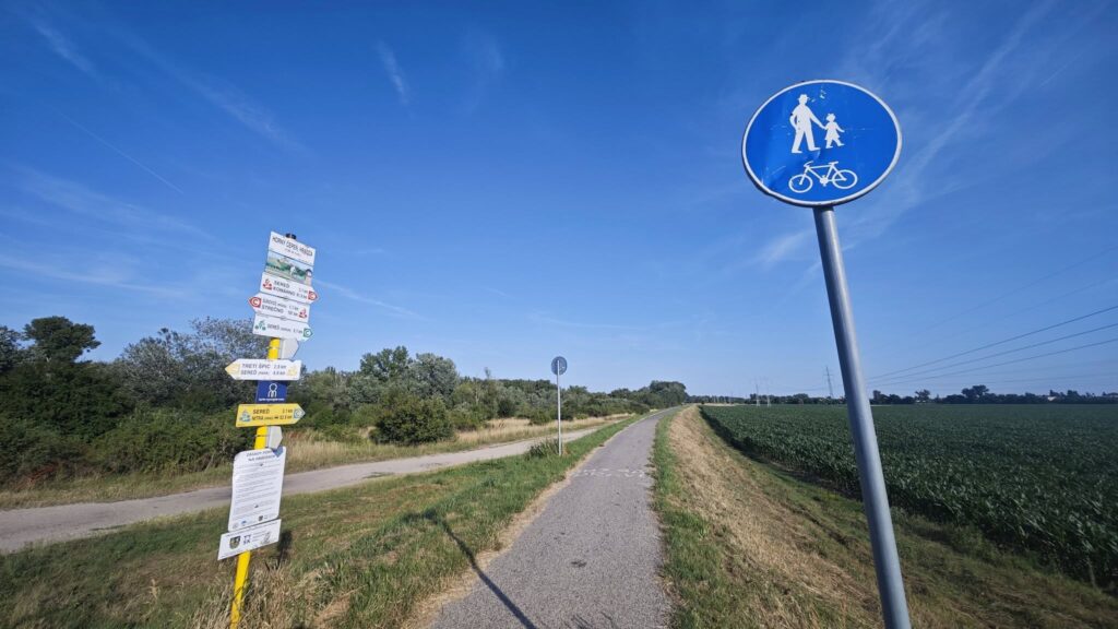 Cyklotrasa Siladice - Šúrovce. Foto: Michal Feik