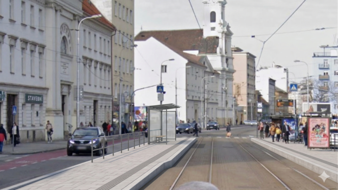 Približná vizualizácia novej zastávky Centrum. Zdroj: Google Gemini