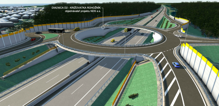 NDS podpísala zmluvu na križovatku Rohožník na D2: má odkloniť tranzit z Malaciek