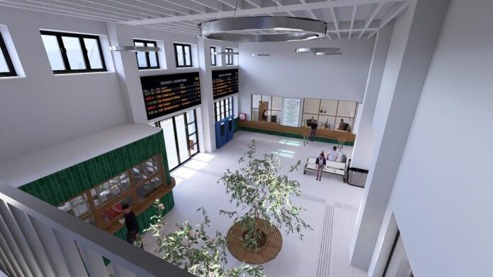 Vizualizácia železničnej stanice v Trenčíne. Zdroj: REMING CONSULT