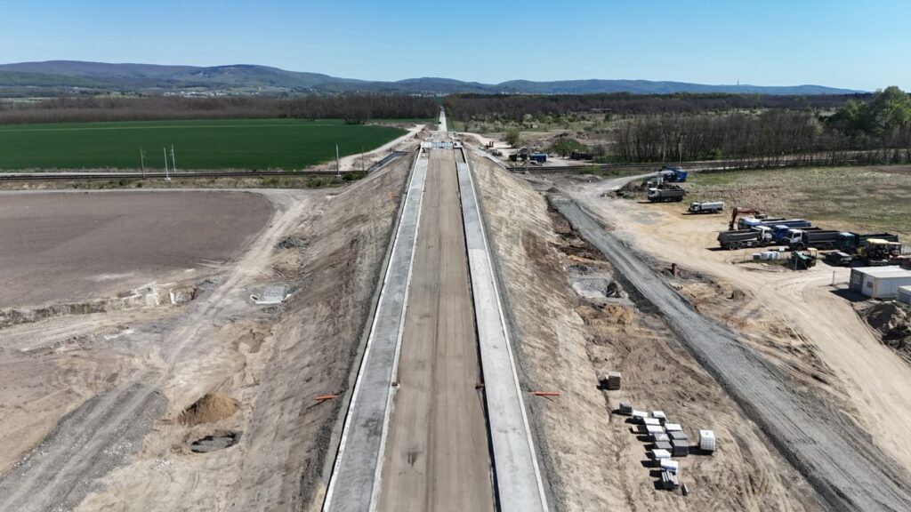 nadjazd na ceste Stupava- Vysoká pri Morave